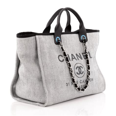 fake chanel canvas tote|chanel canvas tote price.